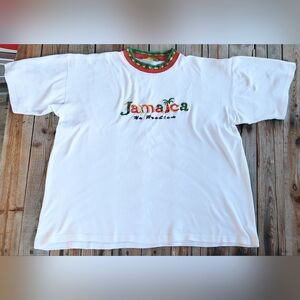 vintage Jamaica Rasta No Problems embroidered t-shirt  men's size XL
